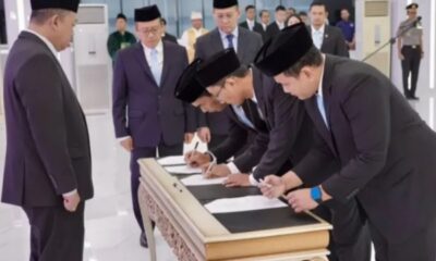 Pelantikan pejabat ATR BPN di Jakarta, Kamis (29/10/2026) [suarasurabaya]