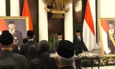 Sertijab Arrmanatha Nasir gantikan Sugiono menjadi Menlu RI [instagram]