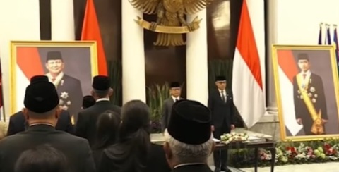Sertijab Arrmanatha Nasir gantikan Sugiono menjadi Menlu RI [instagram]